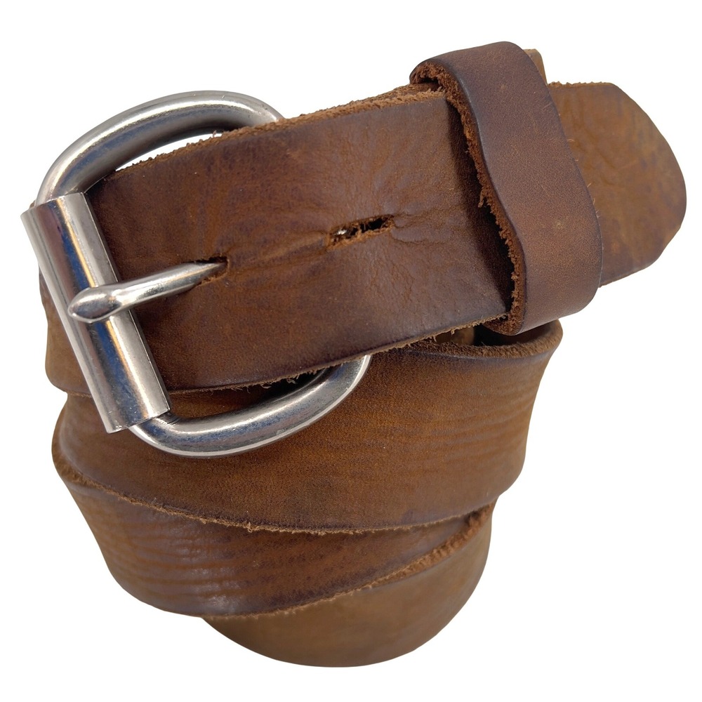 Red Wing Men's Leather Roller Bar Belt Brown Work Utility Rugged Distressed 42